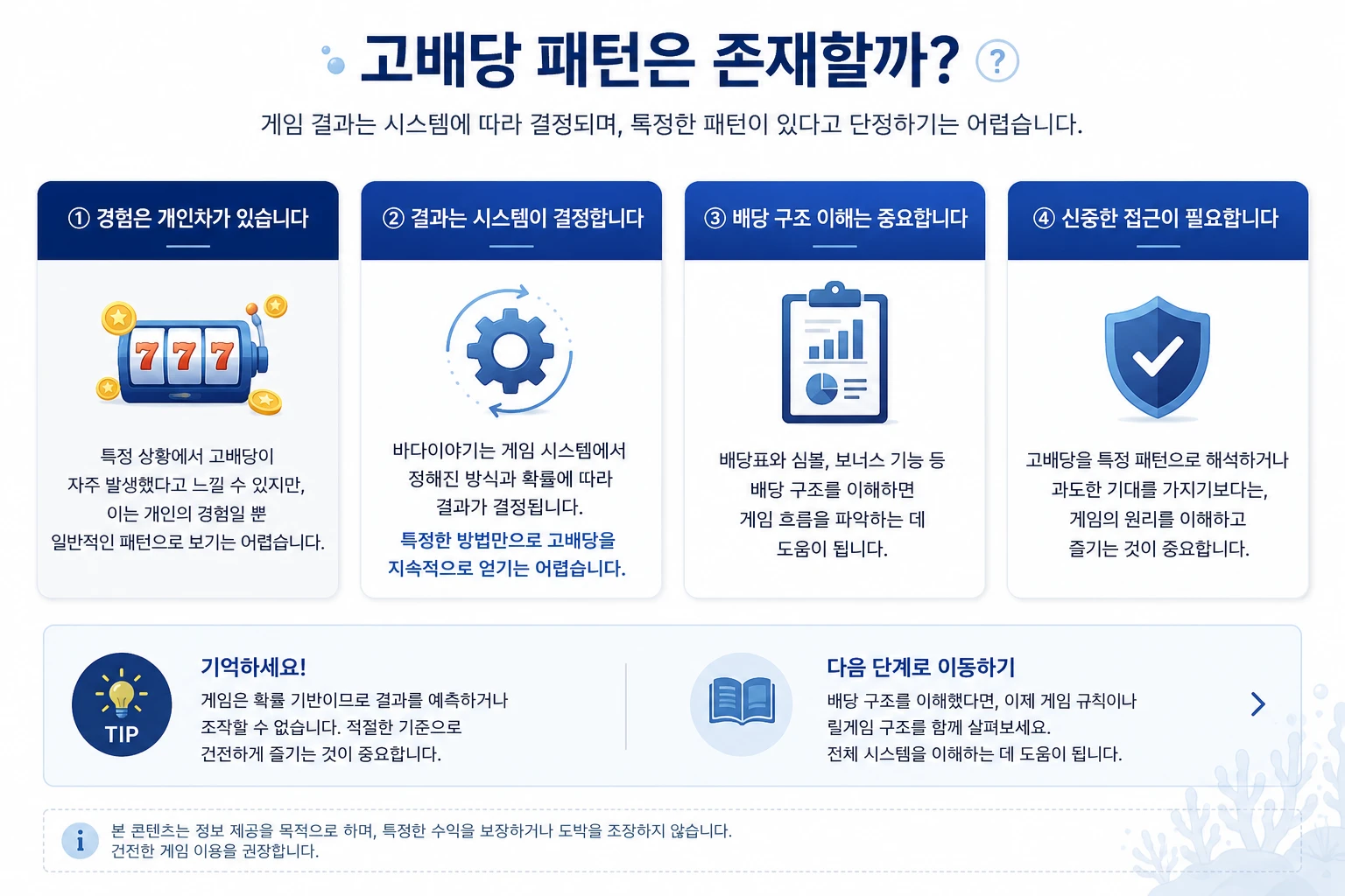 바다이야기 고배당 패턴과 배당 구조의 관계를 설명하는 정보 인포그래픽
