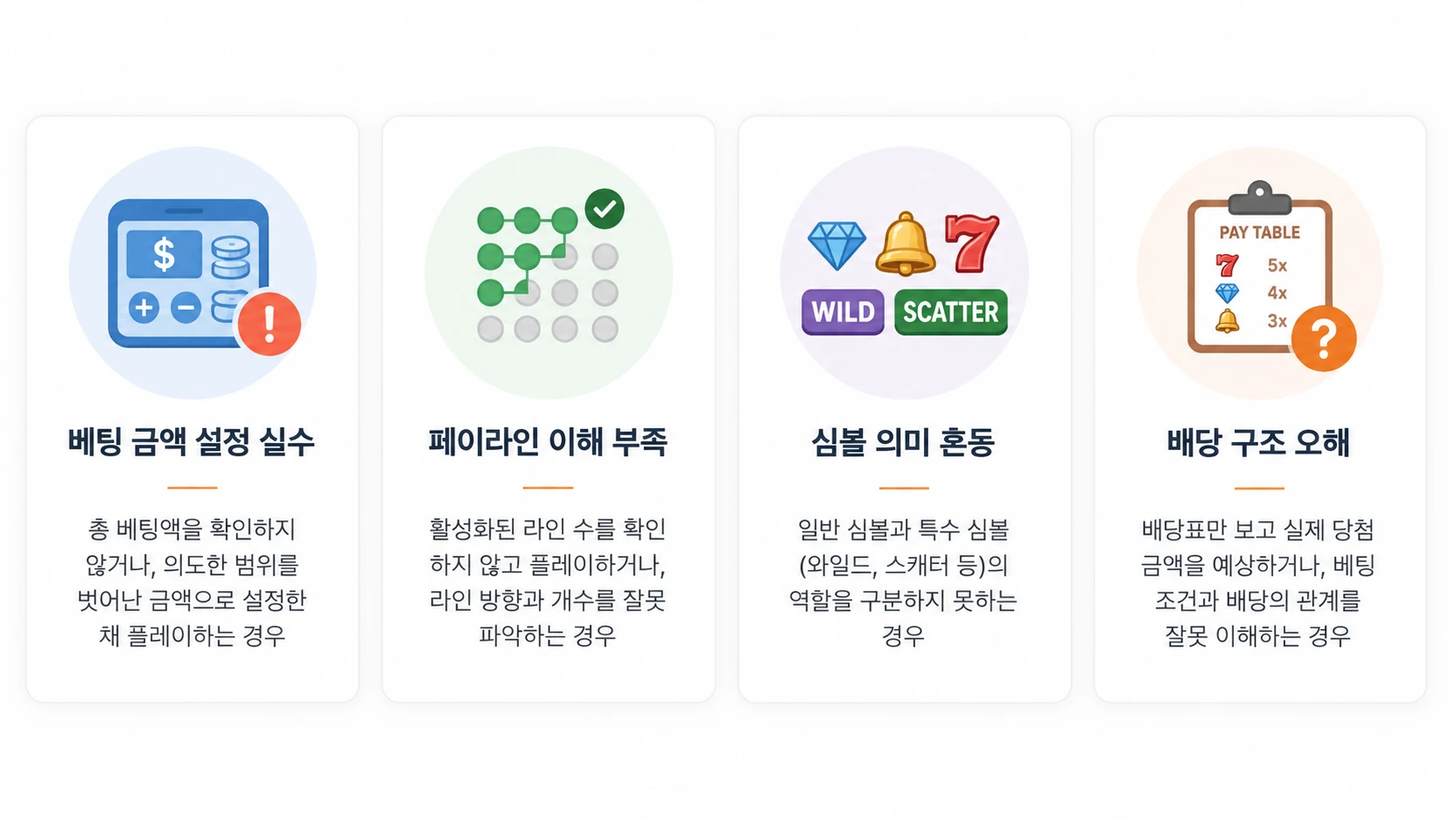 릴게임 초보자가 자주 하는 베팅 설정 페이라인 심볼 배당 구조 실수