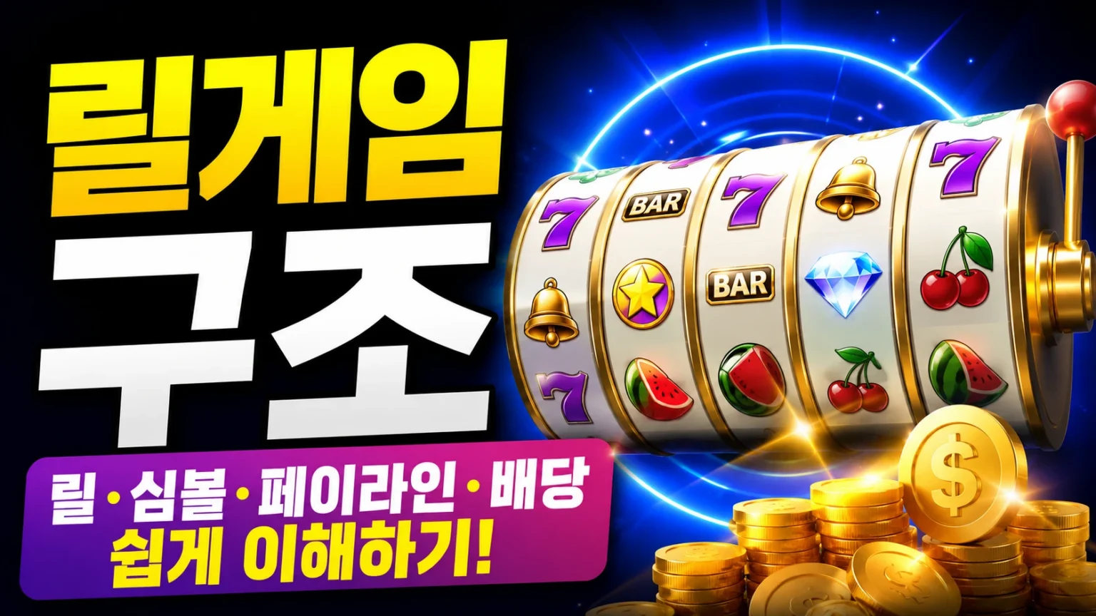 릴과 심볼 페이라인 배당으로 알아보는 릴게임 구조